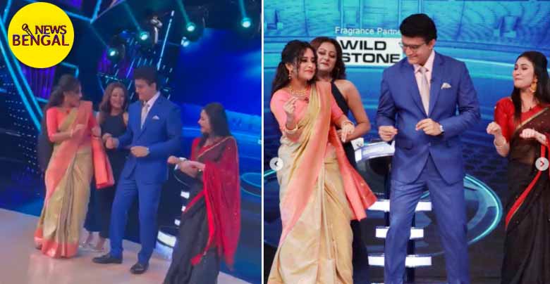 Sourav Ganguly dance in 'Bachpan Ka Pyaar' song